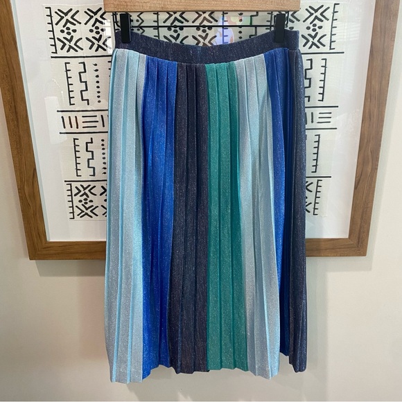 Anthro l Maeve Sunburst Stripe Skirt - Picture 5 of 7